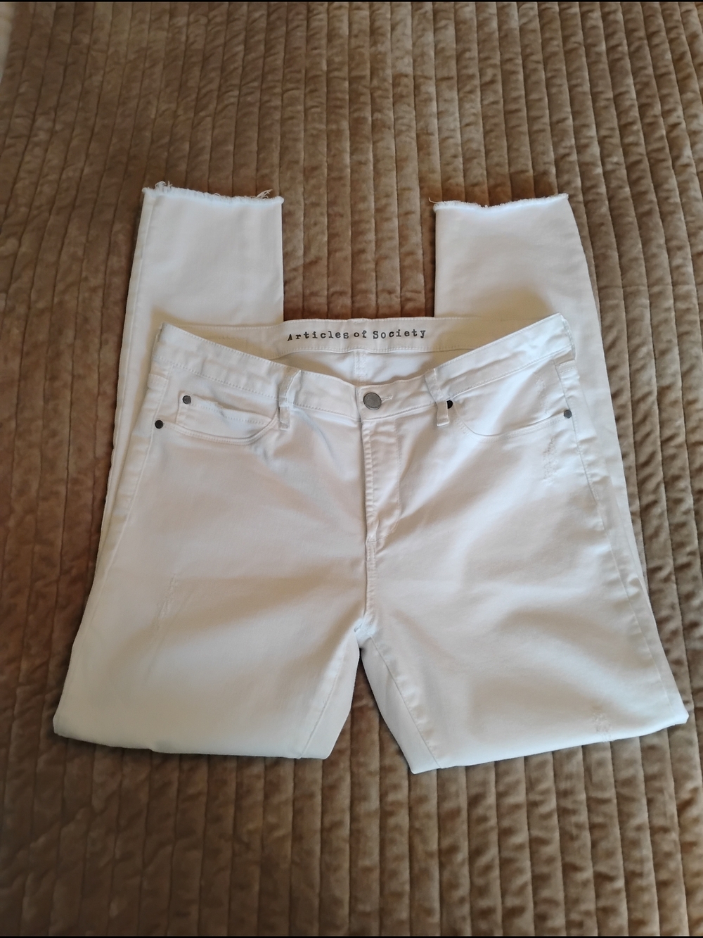 Articles of Society White Women's Jeans - Classic High-Rise